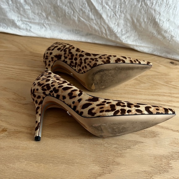 Sam Edelman Leopard Stiletto Heels, Women’s 8 - Picture 5 of 7